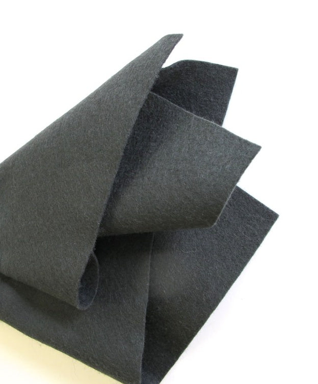 100% Pure Wool Felt - Dark Grey