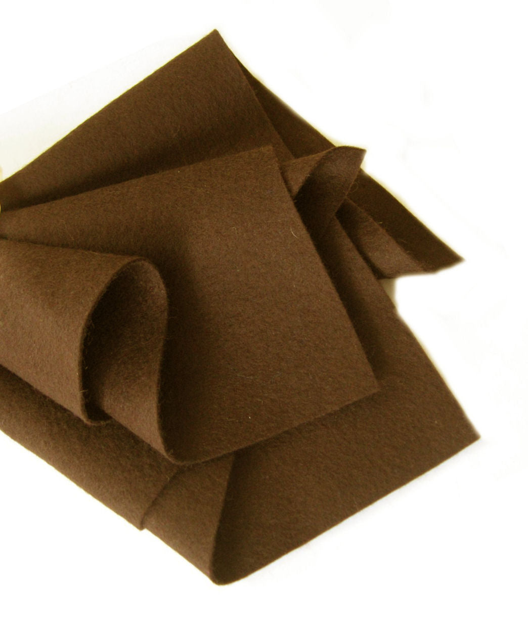 100% Pure Wool Felt - Dark Brown