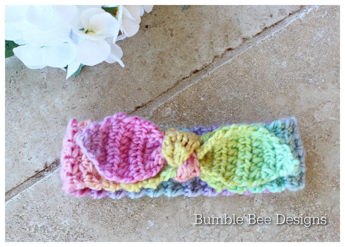 rainbow baby booties & headband, baby shoes, crochet baby booties, rainbow crib shoes, baby gift, baby shower, rainbow booty, pastel rainbow