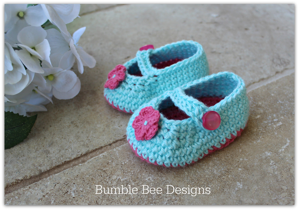 crochet cotton bobble baby romper, size 3-6 months. mary jane booties in soft australian cotton. flower detail.