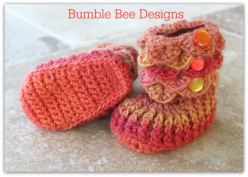 crocodile stitch baby booties that stay on, baby slippers, new baby gift, merino wool