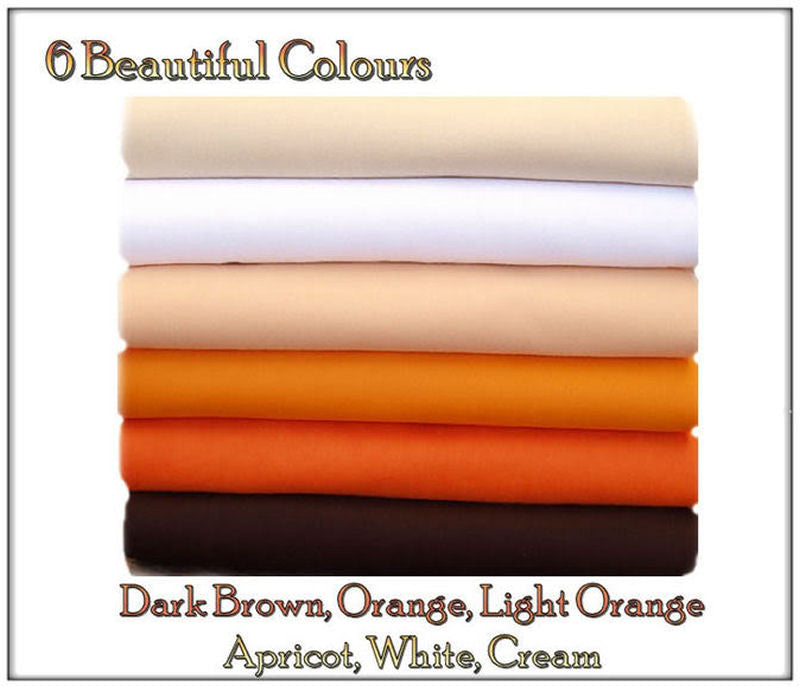 felt chemical free - 12 squares - orange shades