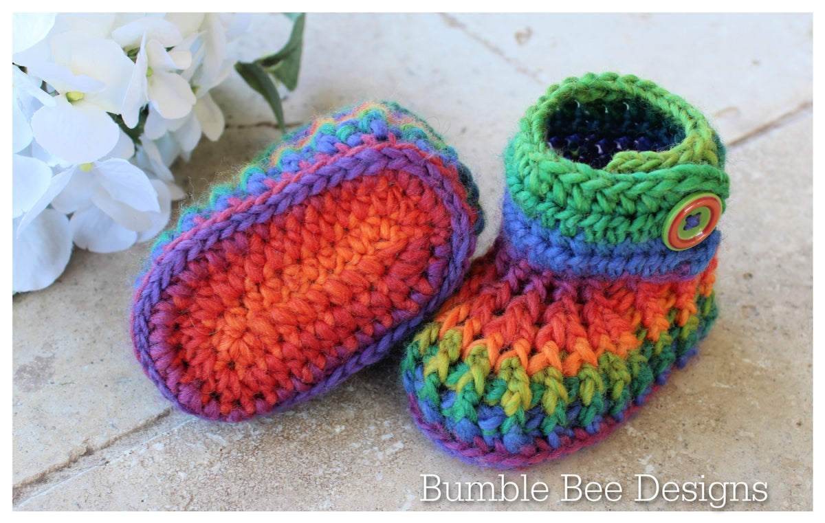 Baby Gift - Rainbow Baby Booties