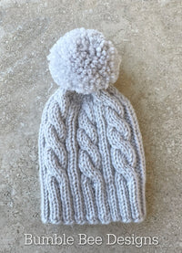 hand knitted merino wool hand knitted cable beanie, softest australian merino wool, knitted beanie